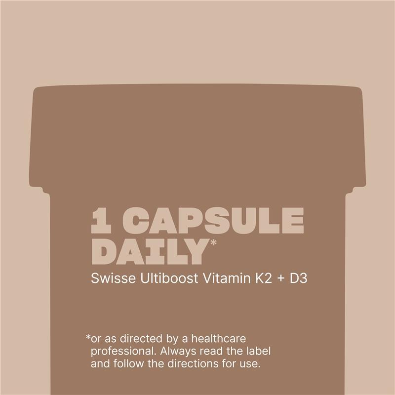 Swisse Ultiboost K2 + D3 60 Capsules