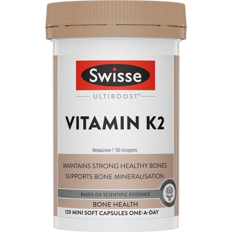 Swisse Ultiboost Vitamin K2 120 Capsules