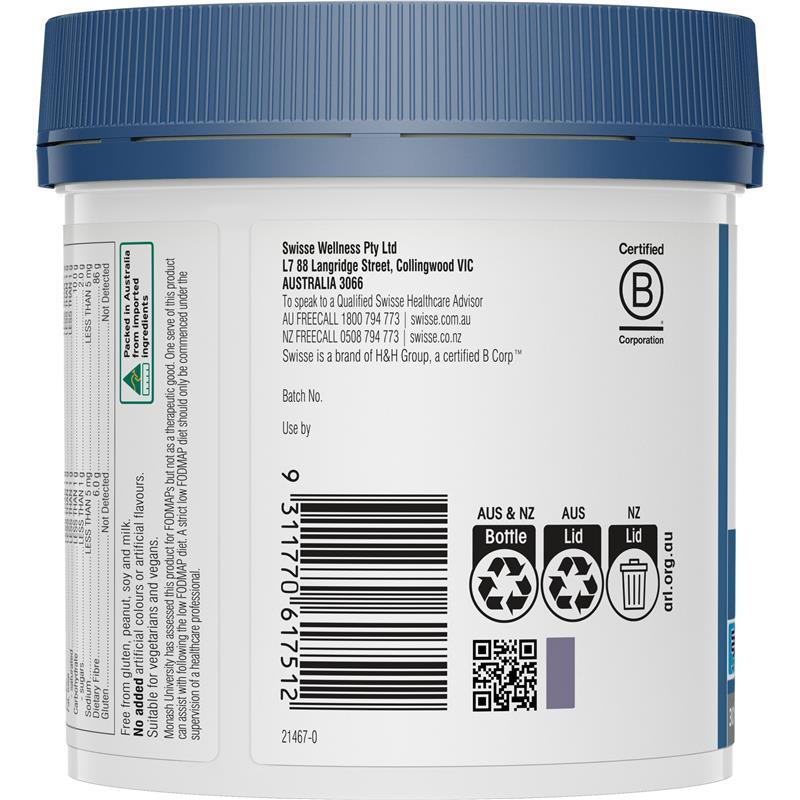 Swisse Prebiotic Fibre Powder 210g