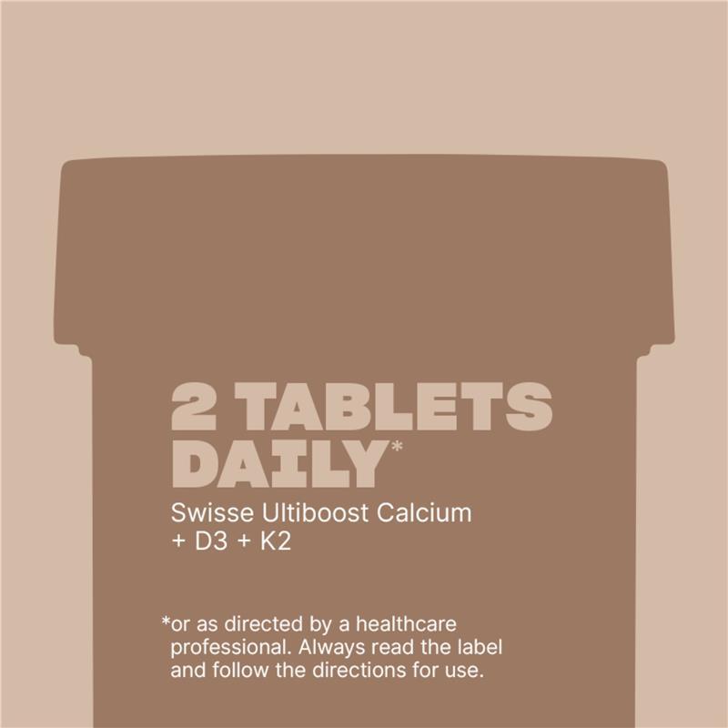 Swisse Ultiboost Calcium+D3+K2 180 Tablets Exclusive