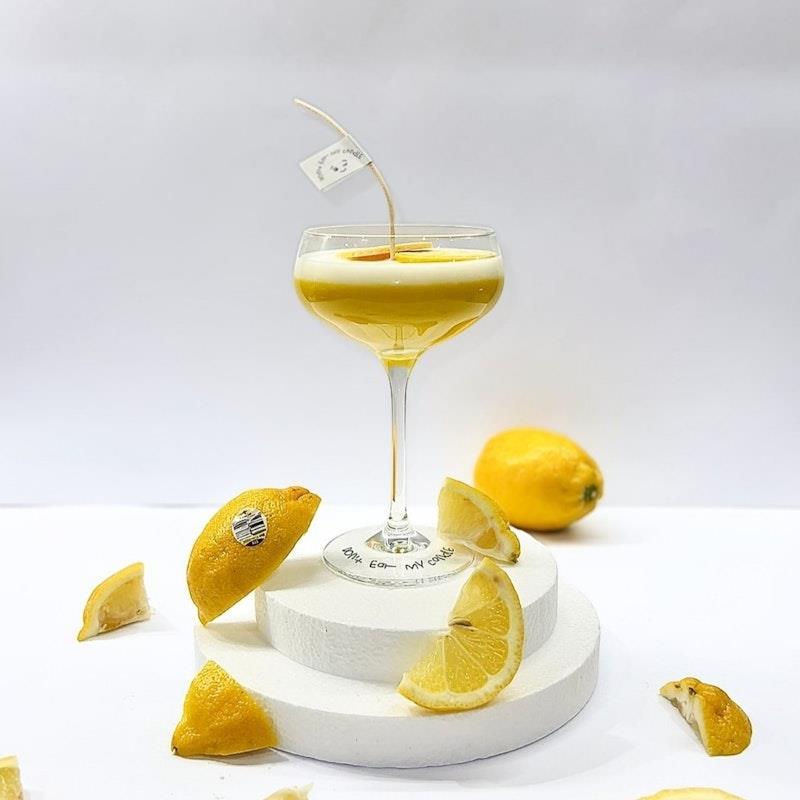 Don't Eat My Candle Limoncello Martini Candle - Triple Pour (310g) Lemon, Vanilla, Coco Mademoiselle