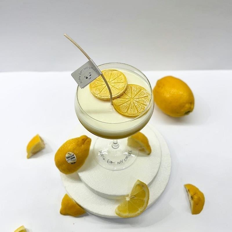 Don't Eat My Candle Limoncello Martini Candle - Triple Pour (310g) Lemon, Vanilla, Coco Mademoiselle