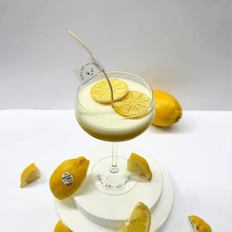 Don't Eat My Candle Limoncello Martini Candle - Triple Pour (310g) Lemon, Vanilla, Coco Mademoiselle
