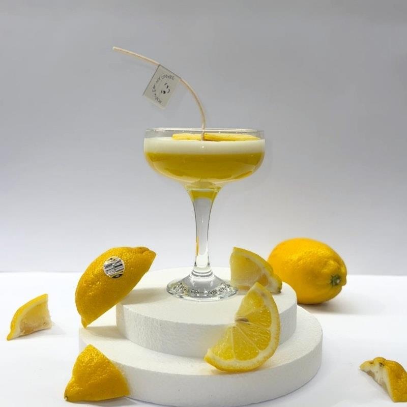 Don't Eat My Candle Limoncello Martini Candle - Double Pour (220g) Lemon, Vanilla, Coco Mademoiselle