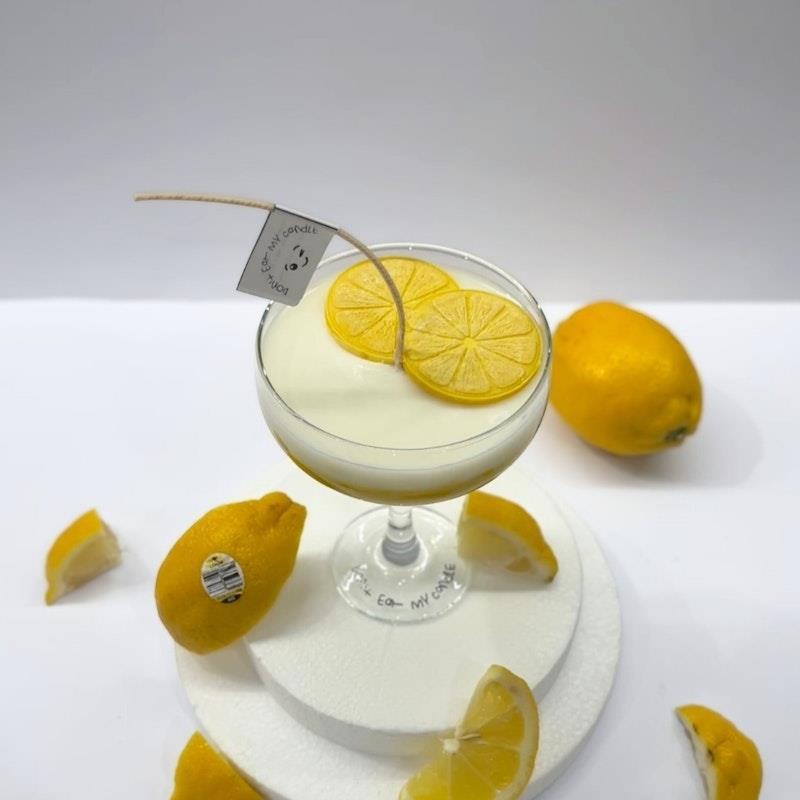 Don't Eat My Candle Limoncello Martini Candle - Double Pour (220g) Lemon, Vanilla, Coco Mademoiselle