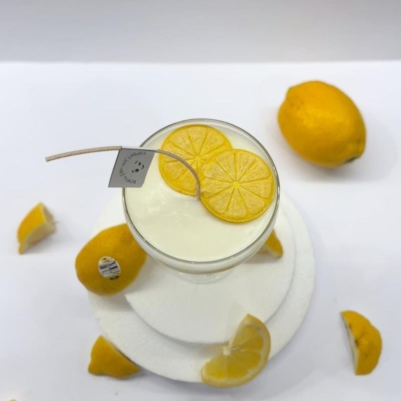 Don't Eat My Candle Limoncello Martini Candle - Double Pour (220g) Lemon, Vanilla, Coco Mademoiselle
