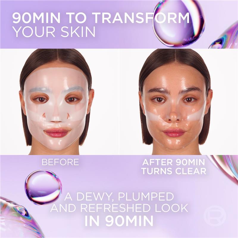 L'Oreal Paris Revitalift Filler Glass Skin Hydrogel Glow Mask