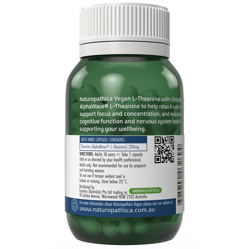 Naturopathica Vegan L-Theanine 50 Capsules