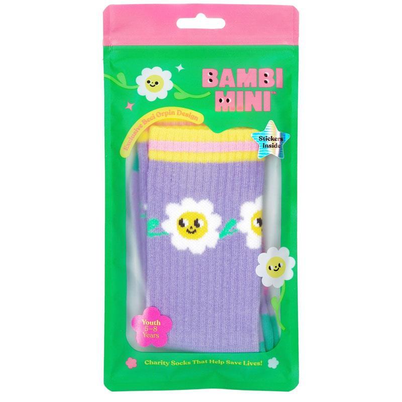 Bambi Mini Co. Flower Power Charity Socks 5-8 Years 2026