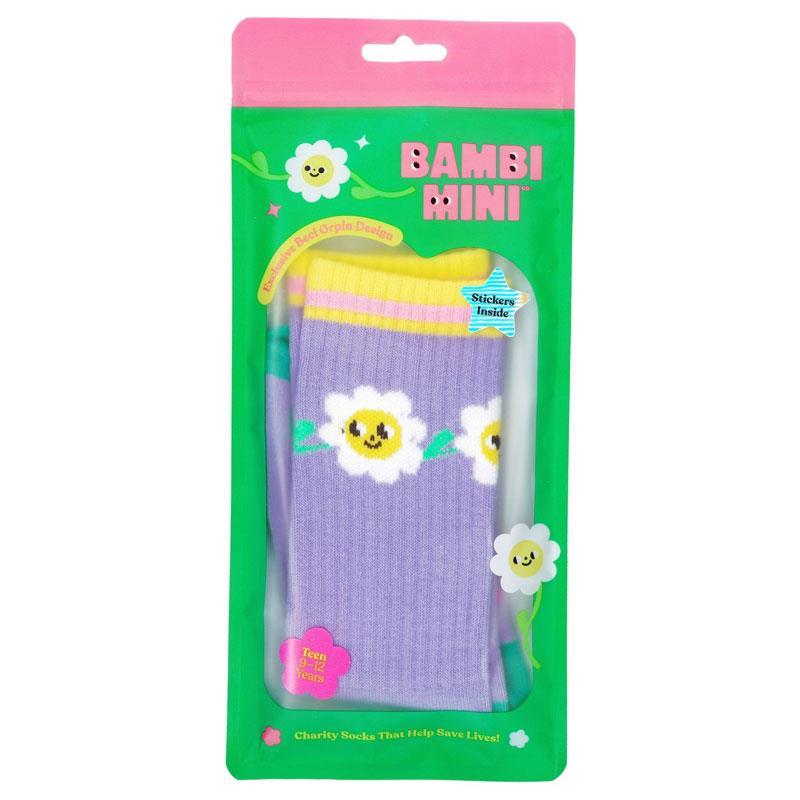 Bambi Mini Co. Flower Power Charity Socks 9-12 Years 2026