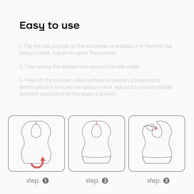 Babycare Disposable Baby Bibs 20PCS Lorca Banana