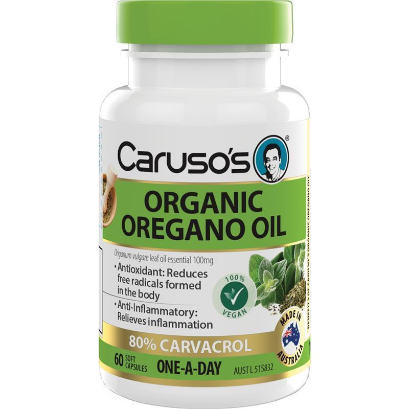 Carusos Oregano Oil 60 Capsules