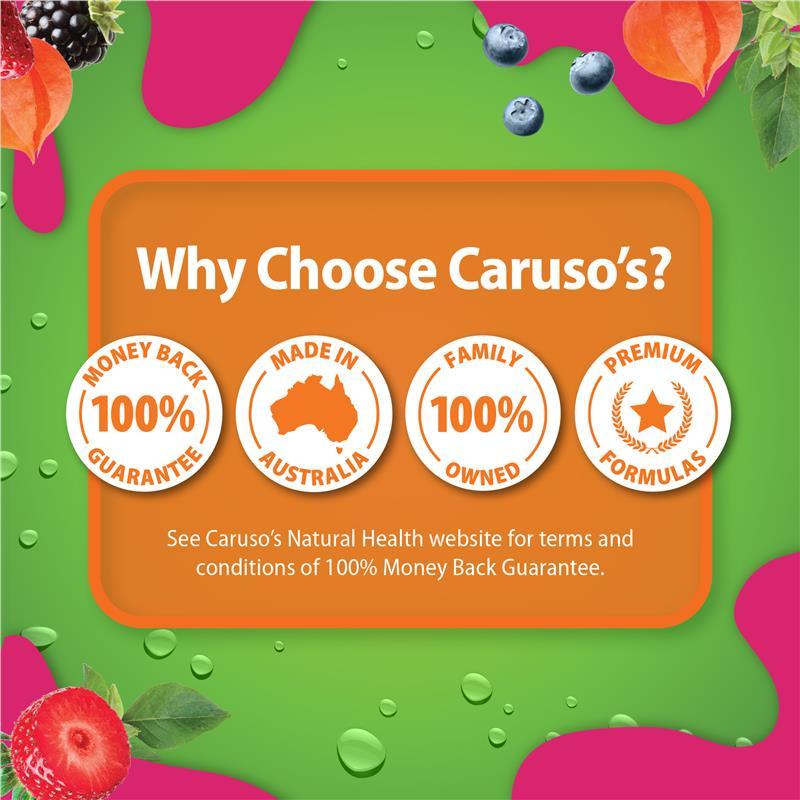 Carusos Gummies Ashwagandha 60 Pastilles