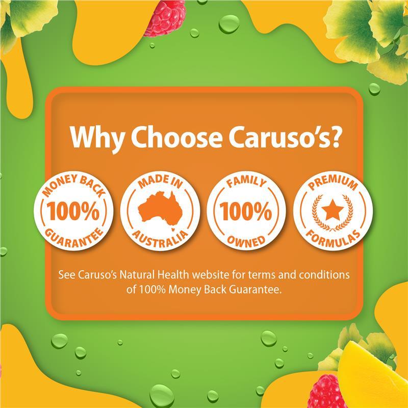 Carusos Gummies Ginkgo 60 Pastilles