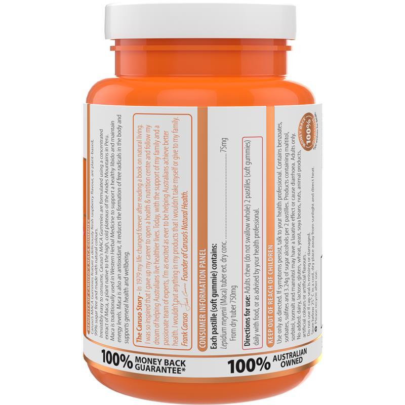 Carusos Gummies Maca 60 Pastilles