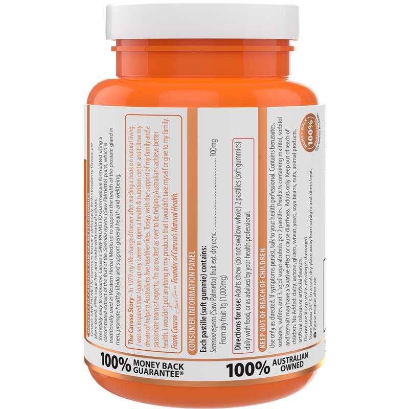 Carusos Gummies Saw Palmetto 60 Pastilles