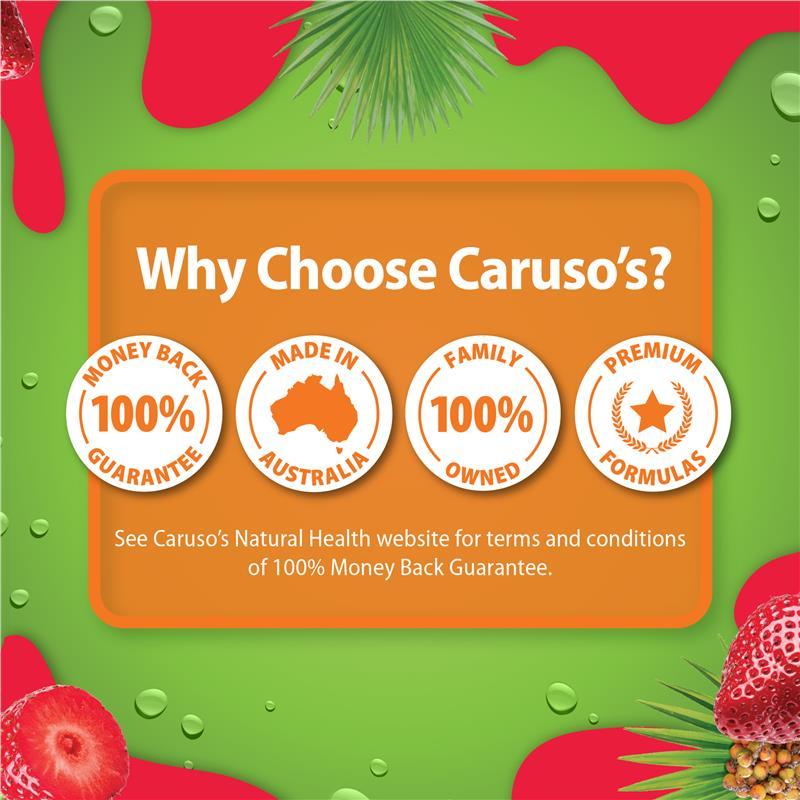 Carusos Gummies Saw Palmetto 60 Pastilles