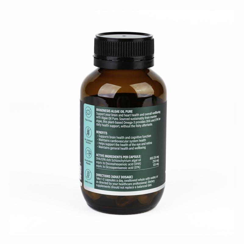 BioGenesis Algae Oil Pure 60 Capsules