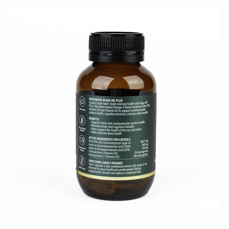 BioGenesis Algae Oil Plus 60 Capsules