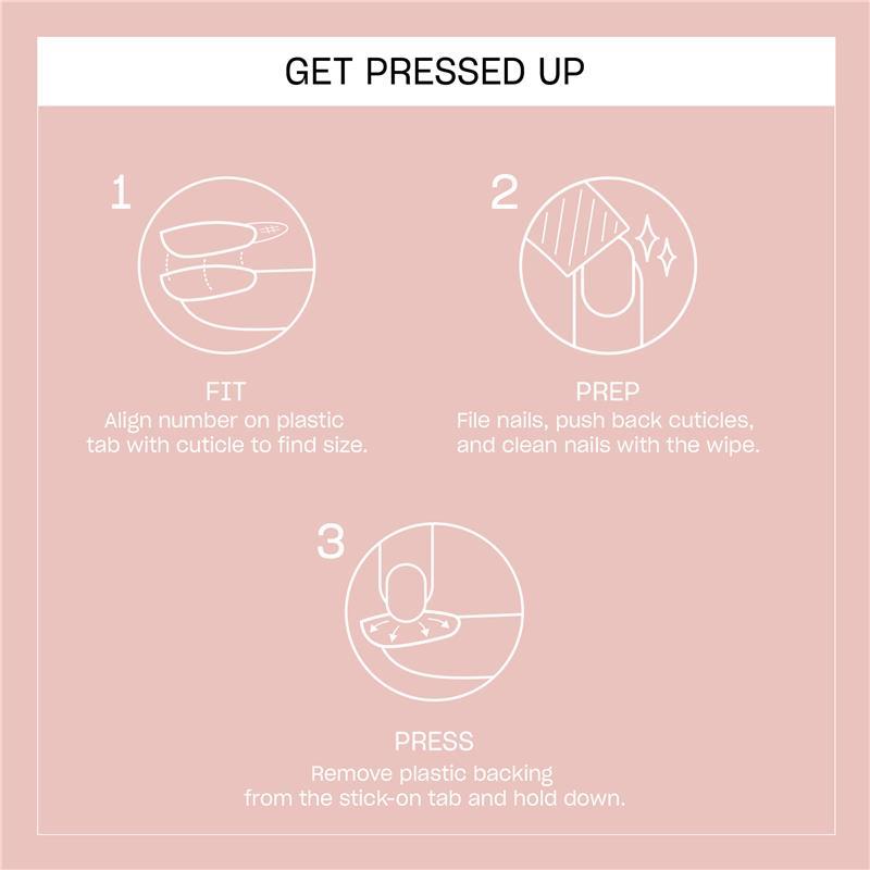 OPI Sticking Point Instant Press-On Nails Rosy Future