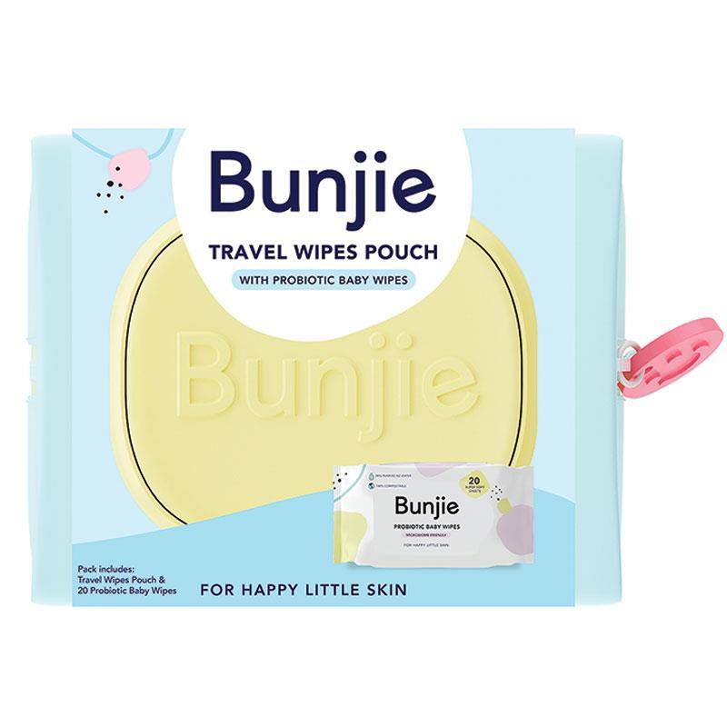 Bunjie Blue Travel Pouch Bonus 20 Pack Wipes