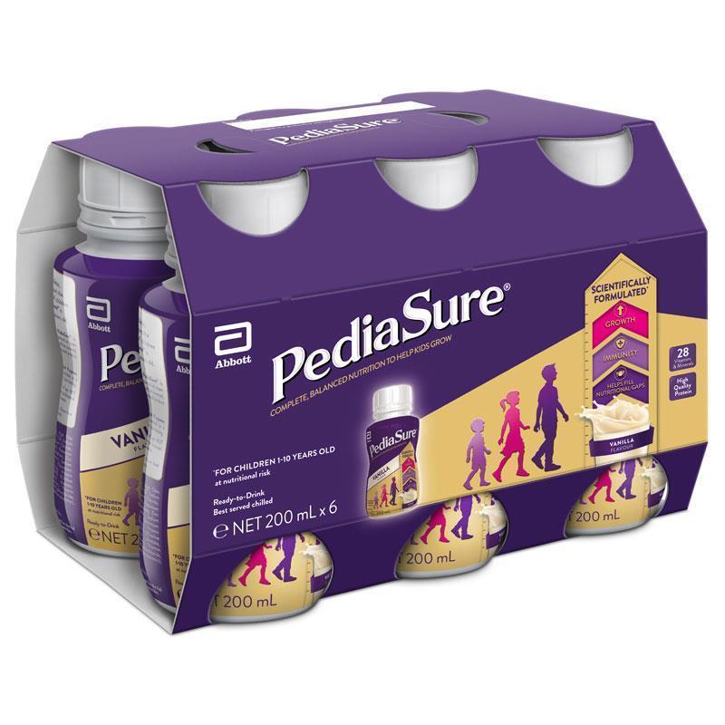 PediaSure Vanilla Liquid Multipack 6 x 200ml