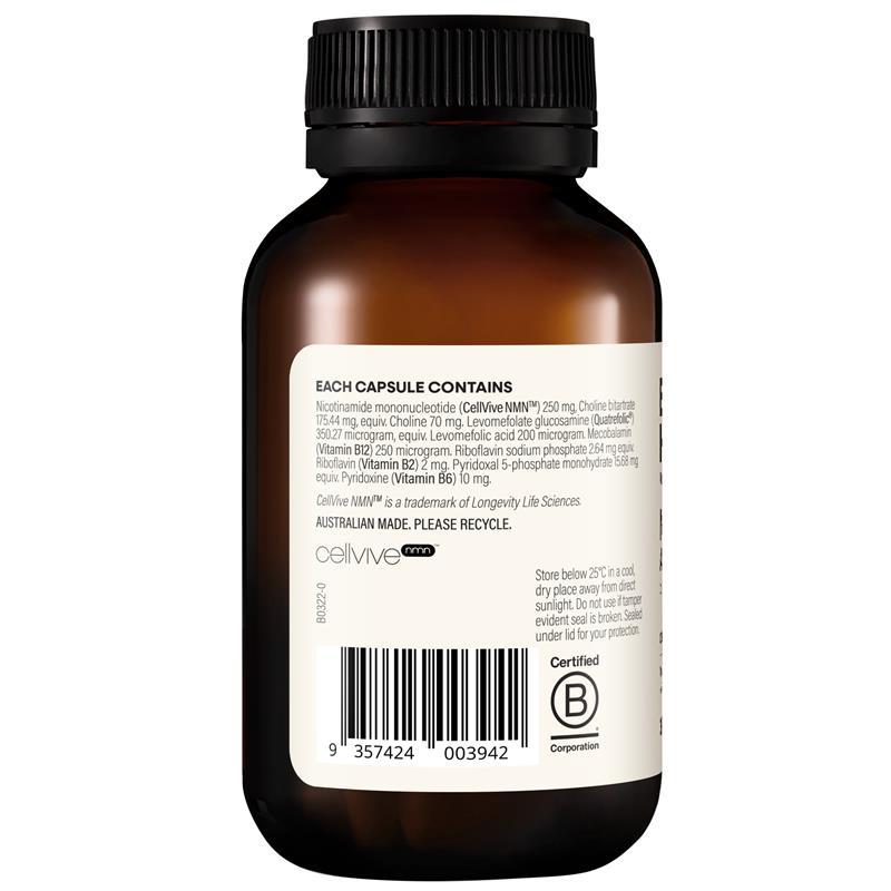 BioHack Wanderlust NMN + Activated Bs 30 Capsules