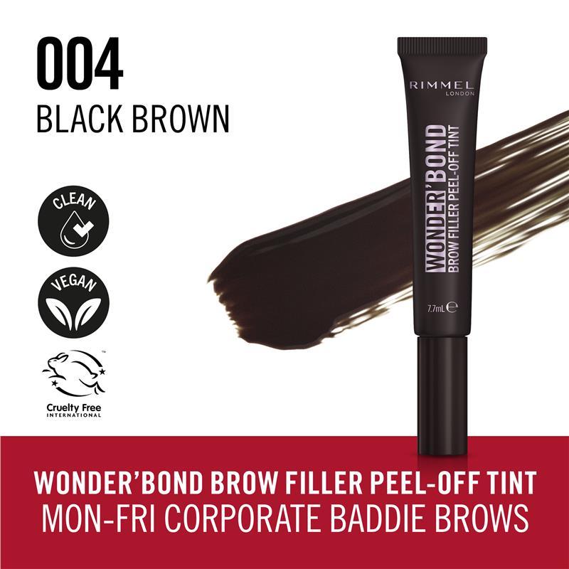 Rimmel Wonder Bond Brow Filler Tint Soft Black