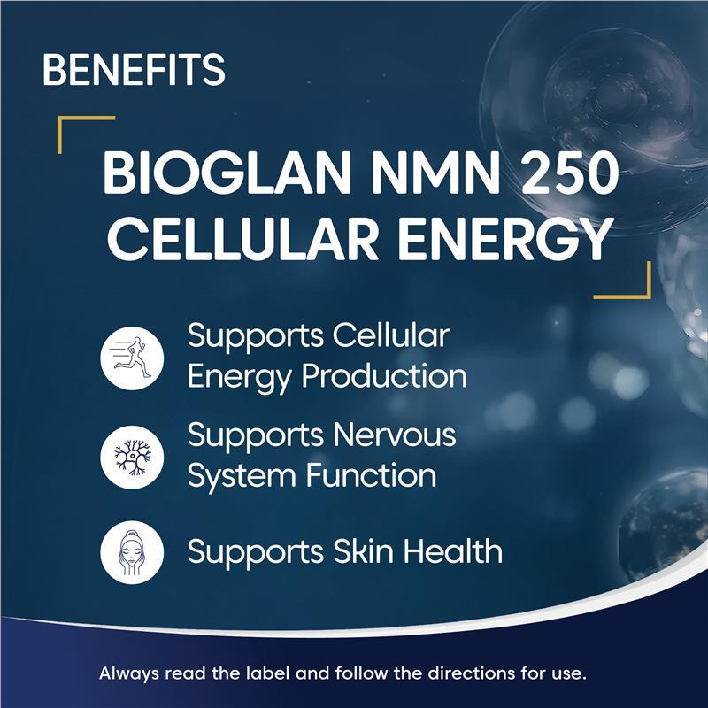 Bioglan NMN 250mg 30 Capsules