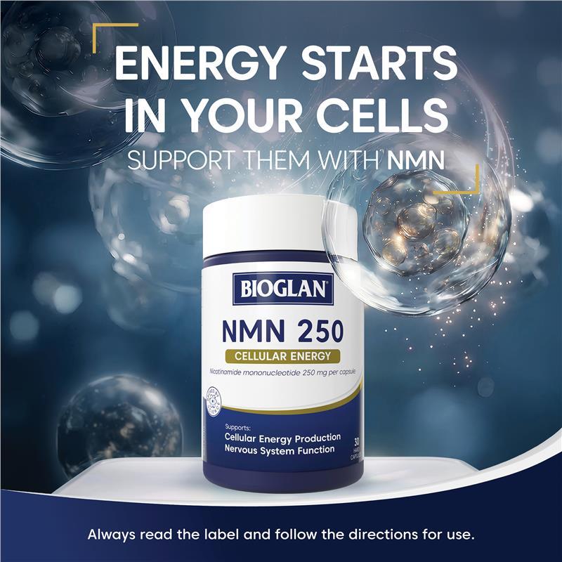 Bioglan NMN 250mg 30 Capsules