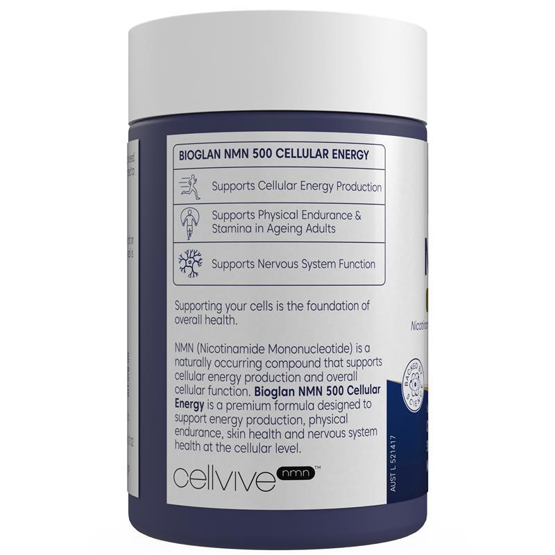 Bioglan NMN 500mg 30 Capsules