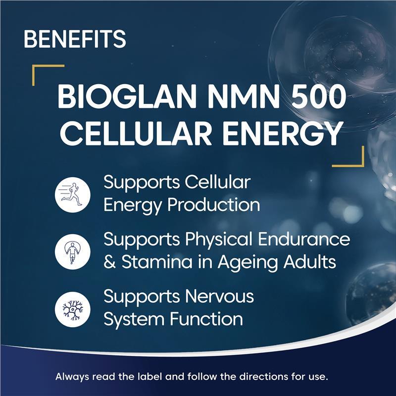 Bioglan NMN 500mg 30 Capsules