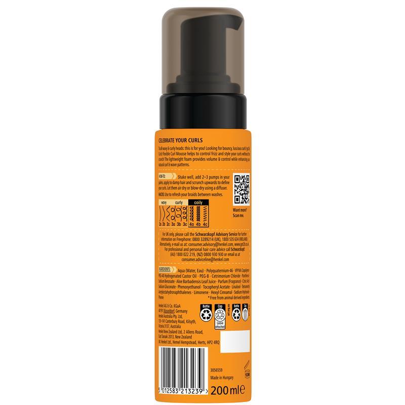 Got2b Curlz Flexible Curl Mousse 200ml
