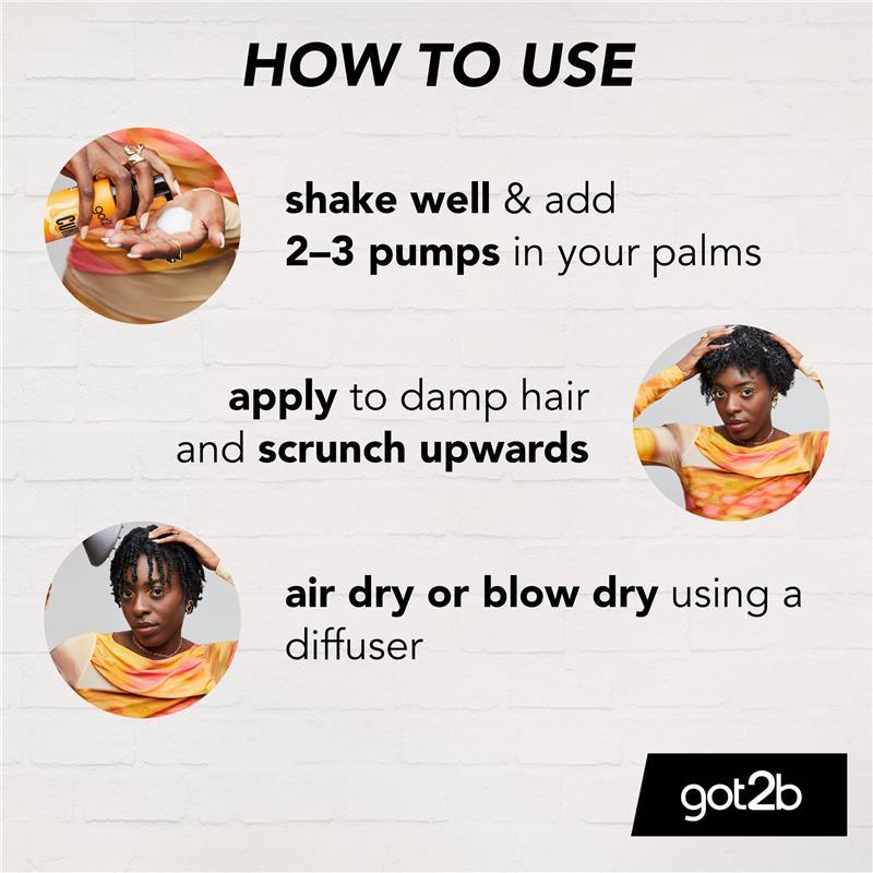 Got2b Curlz Flexible Curl Mousse 200ml
