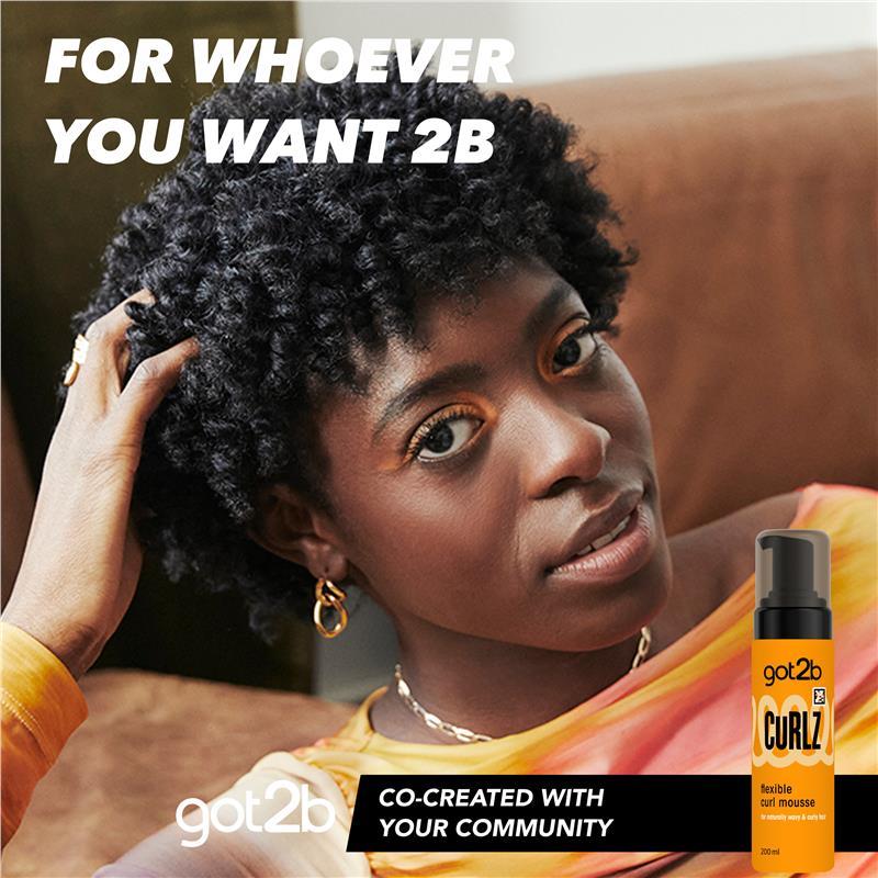Got2b Curlz Flexible Curl Mousse 200ml
