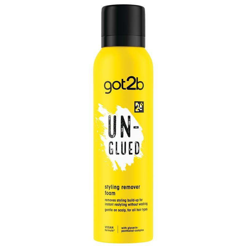 Got2b Un-Glued Styling & Hair Spray Remover Foam 150ml
