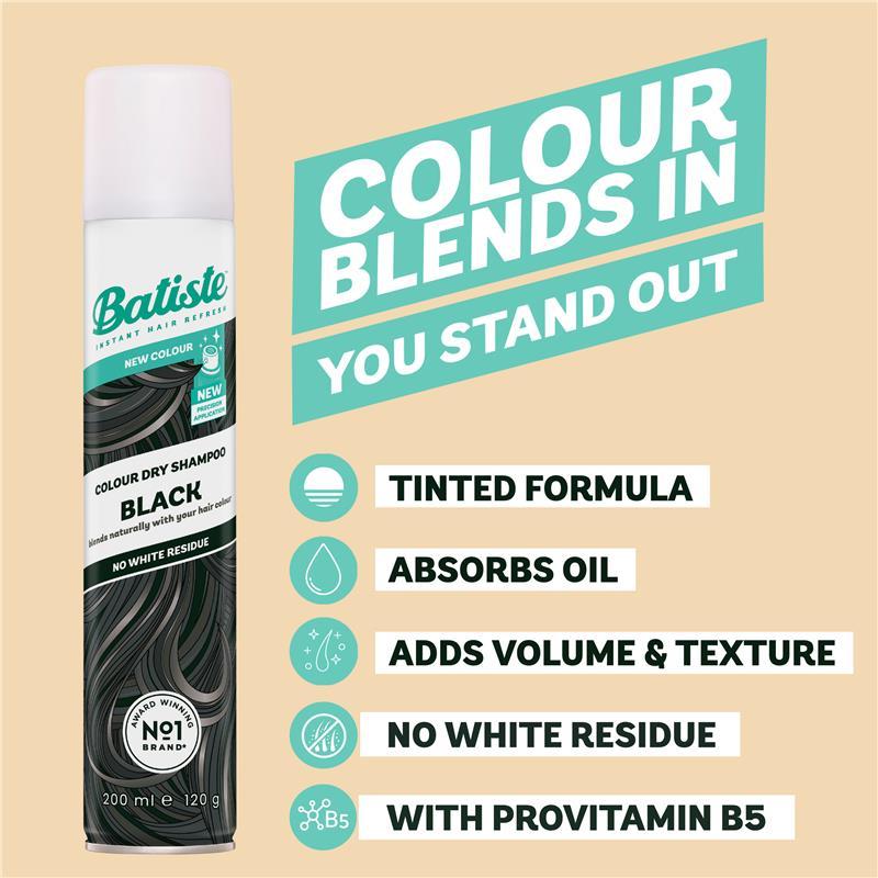 Batiste Hint of Colour Black 200ml