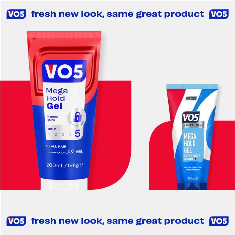 VO5 Mega Hold Gel 200ml