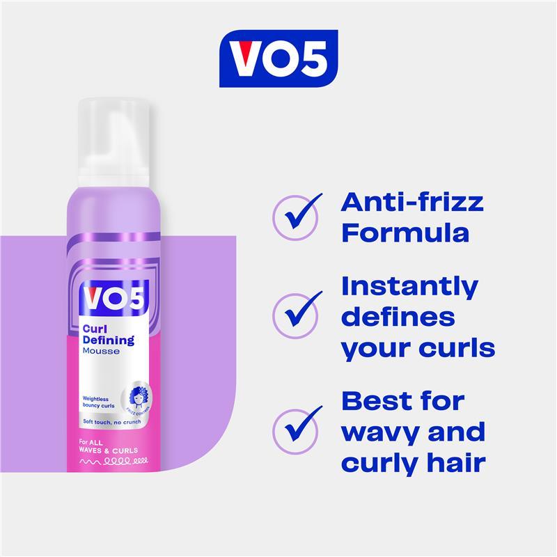VO5 Curl Defining Mousse 200ml