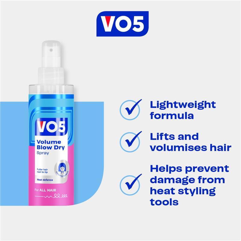 VO5 Volume Blow Dry Spray 200ml