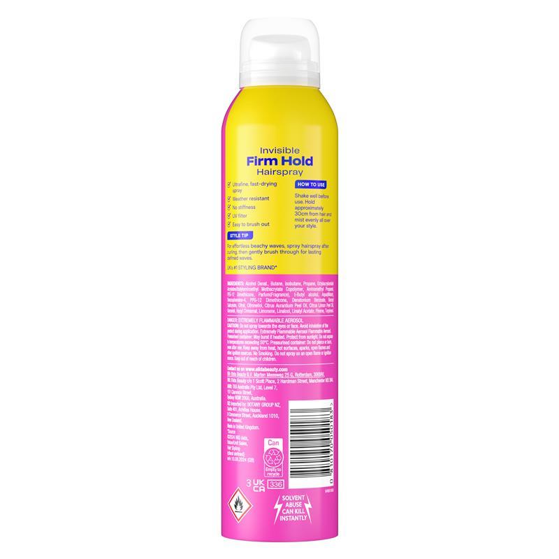 VO5 Firm Hold Hairspray 250ml