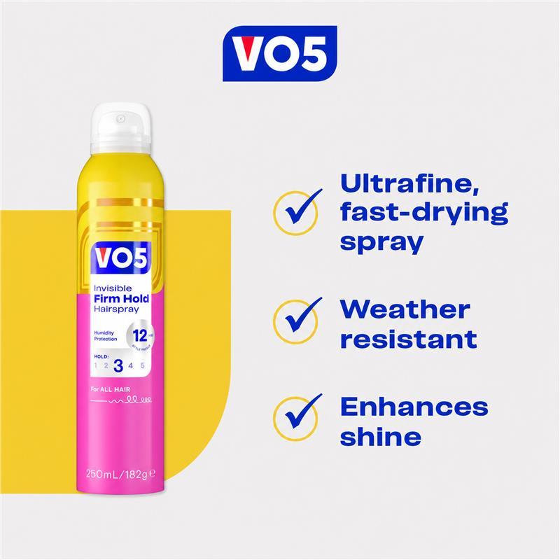 VO5 Firm Hold Hairspray 250ml