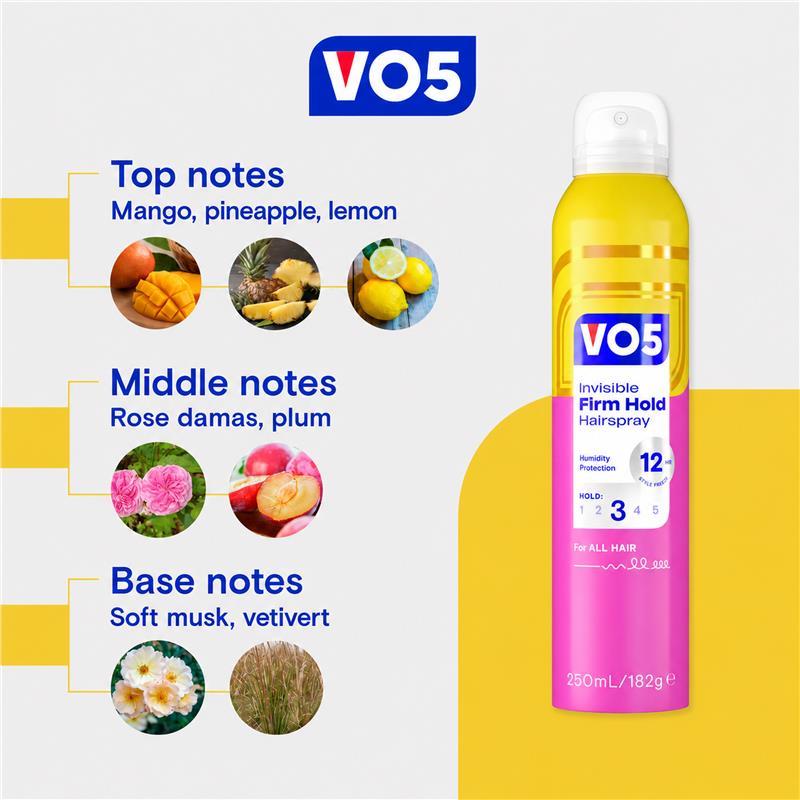 VO5 Firm Hold Hairspray 250ml