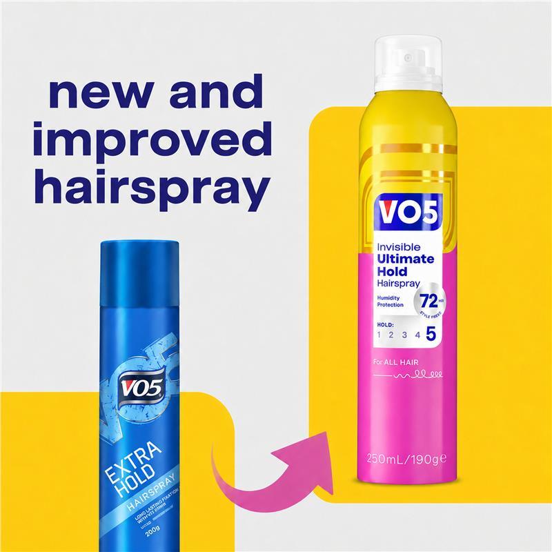 VO5 Ultimate Hold Hairspray 250ml