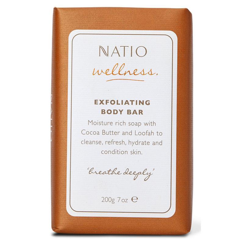 Natio Wellness Exfoliating Body Bar 200g