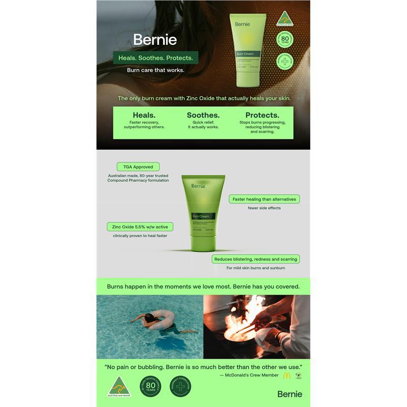 Bernie Burn Cream 50ml