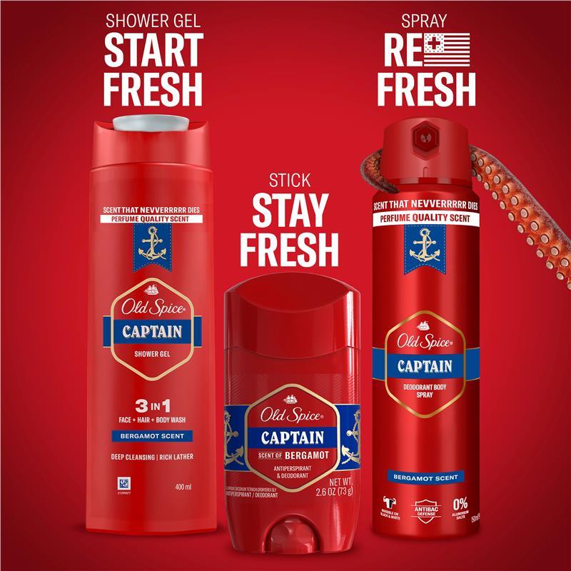 Old Spice Captain Antiperspirant Deodorant 73g