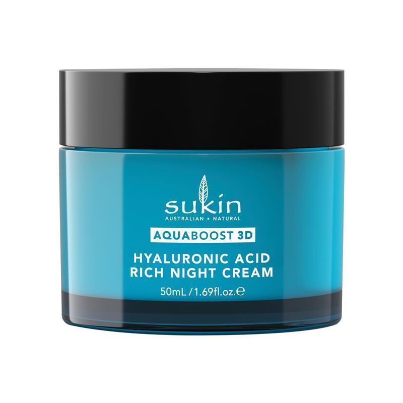 Sukin Aquaboost 3D Hyaluronic Acid Night Cream 50ml
