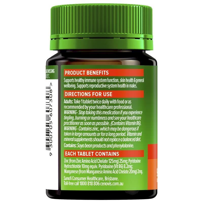 Cenovis Zinc Plus 25mg 90 Tablets