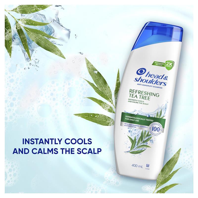 Head & Shoulders Refreshing Tea Tree Shampoo 400ml